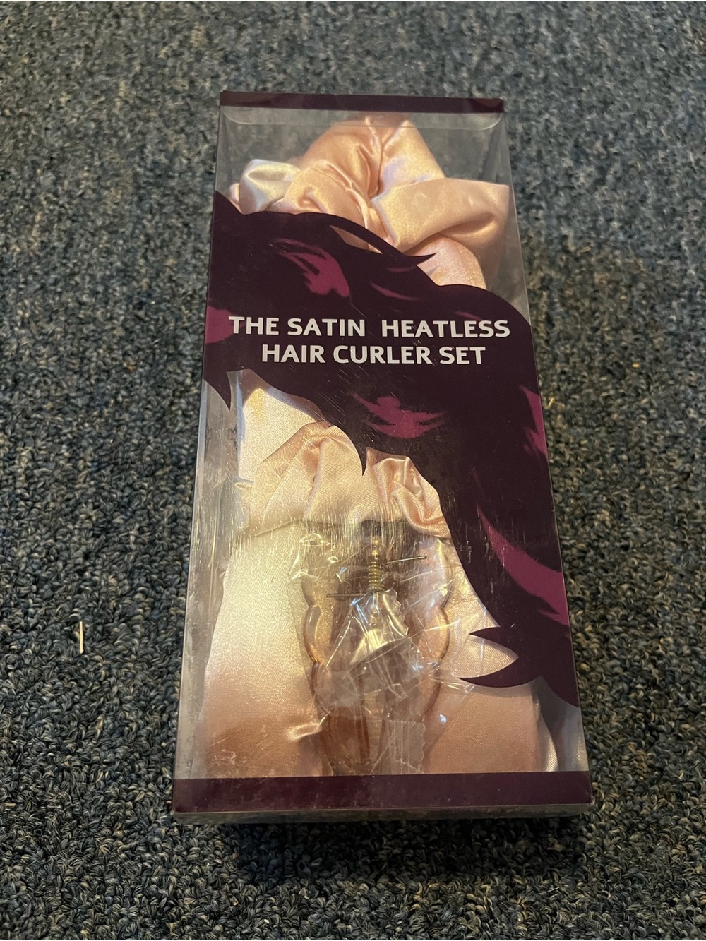 Satin Heatless Hair Curler Set - Blush Pink